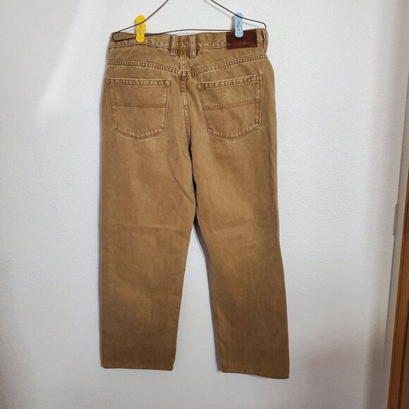 Tommy Bahama Mens Jeans Classic Fit khaki Brown Jeans actual size 34x29. - Picture 2 of 11